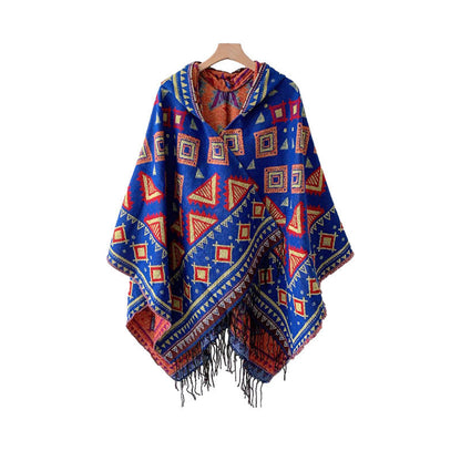 Ethnic Style Fall and Winter Photography Faux Cashmere Scarf Shawl-12