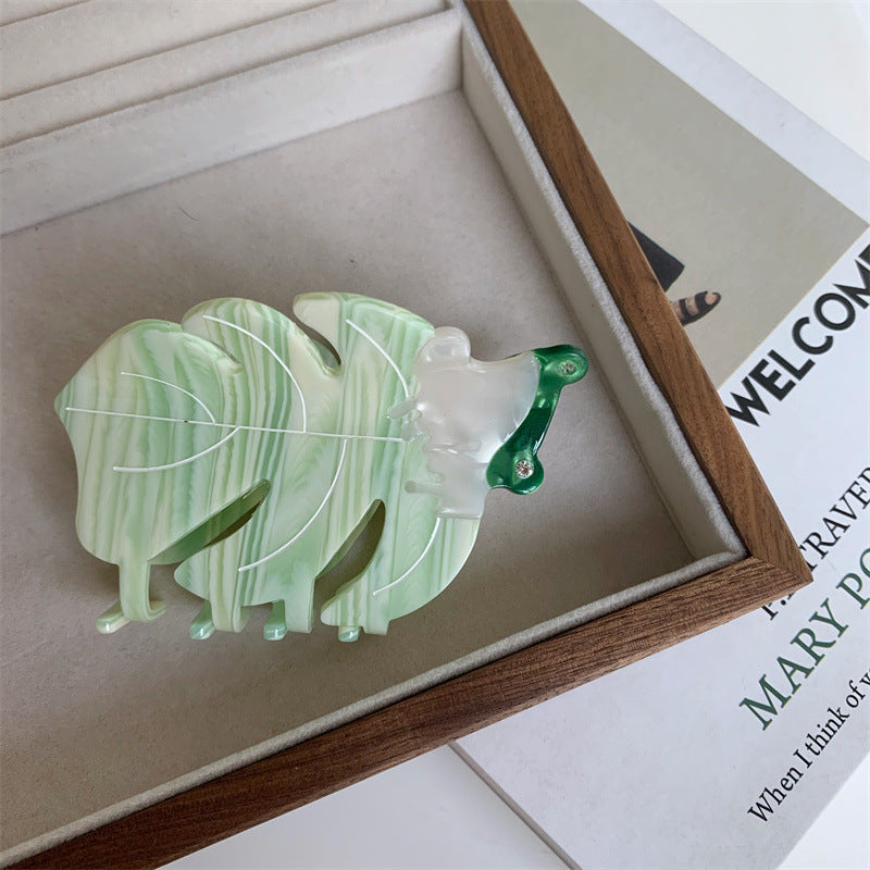 Frosch Grip Farbe passende Haarkrallen Haifisch Clip Haarzubehör Accessoires