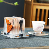 Resin Pine Ink Coasters Tea Utensils Household