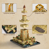 Baustein Alexandria Lighthouse LED Lighting Building Puzzle Toy