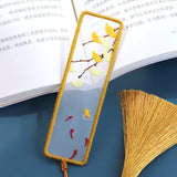 Four Seasons Scenery Handmade Embroidery Bookmark Material Kit-3