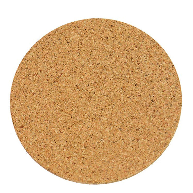 Cork Cup Mat Round Coaster Environmental Protection Cork Mat