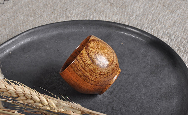 Wooden Tea Set Small Wooden Cup Small Teacup Environmental Protection Wooden Cup Set