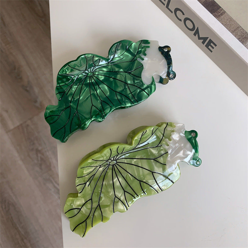 Frosch Grip Farbe passende Haarkrallen Haifisch Clip Haarzubehör Accessoires