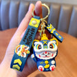 Lion Dance Fortune Cat Doll Creative Keychain Book Bag Pendant-4