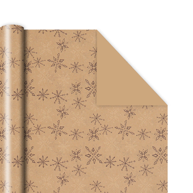 Christmas Gift Packaging Kraft Paper Vintage Gift Wrap
