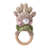 Gestrickte Tierrasseln Puppen Beruhigendes Babyspielzeug