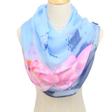 Spring and Summer Sunscreen Bright Color Printed Thin Scarf Shawl-3