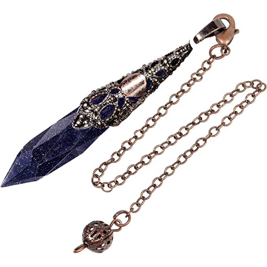 Natural Diamond Crystal Column Pendant