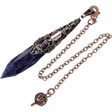Natural Diamond Crystal Column Pendant