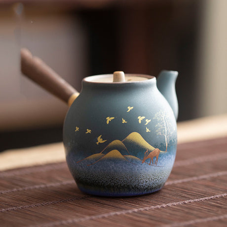 Ceramic Teapot Single Pot Household Kung Fu Tea Set