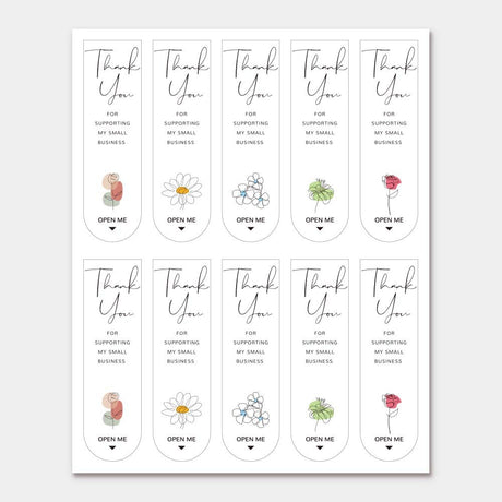 Cute Gift Wrap Sticker Adhesive Sticker Packaging Stickers