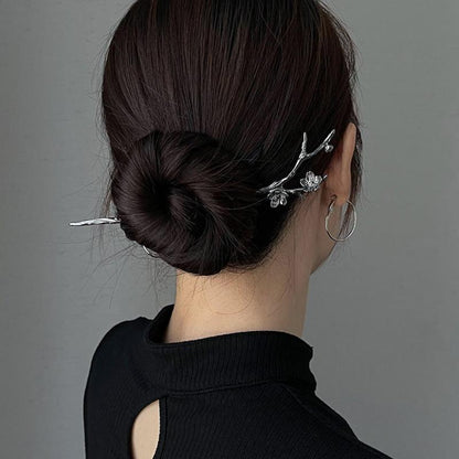 Plum Blossom Metal Hairpin Chinese Flower Special-interest Design Hair Accessories