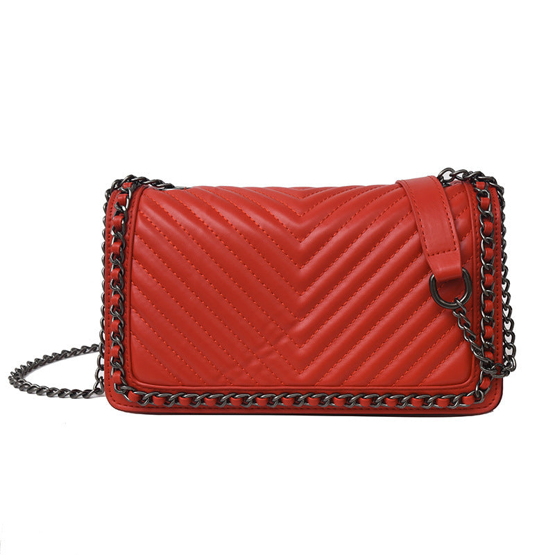 Western Stickstickkette tragbare Schulter -Cross -Body -Tasche