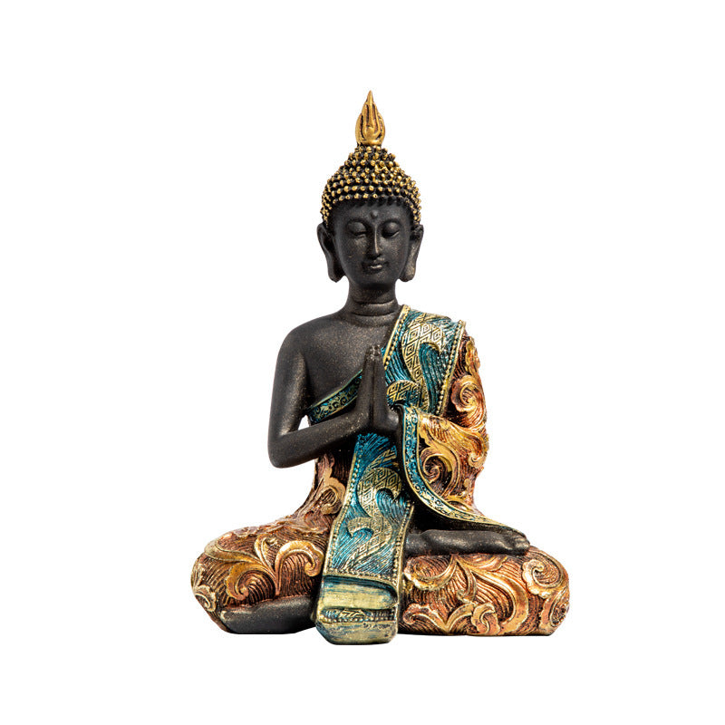 Buddha Statue Zen Small Ornaments Car Home Decoration