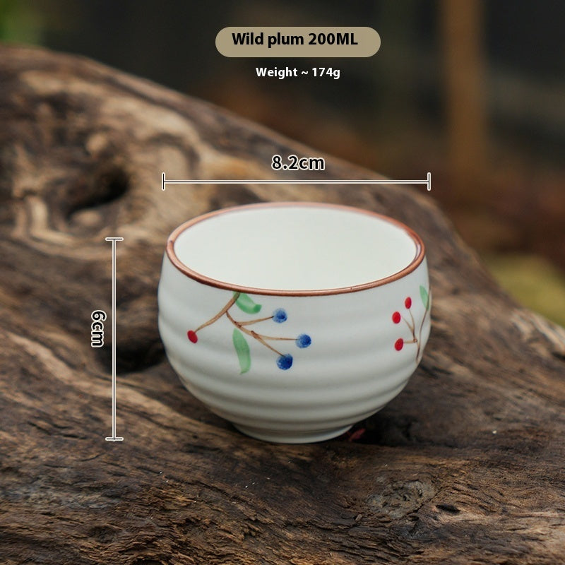 High-color Value Cooking Tea Around the Stove Creative Ceramic Teacups-9