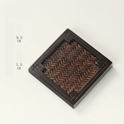 Bamboo Coasters Insulation Creative Tea Ceremony