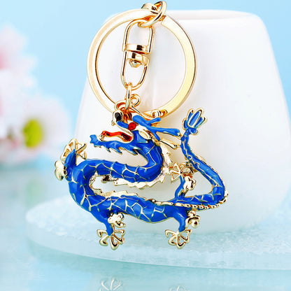 Lucky Chinese Dragon Shape Car Keychain