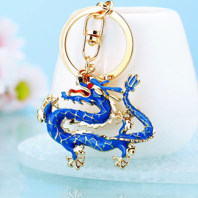 Lucky Chinese Dragon Shape Car Keychain