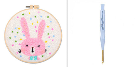 Simple Cartoon Flower Handmade Embroidery Material Kit-17