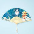 Chinese Style Women's Tasseled Portable Cheongsam Folding Fan-6