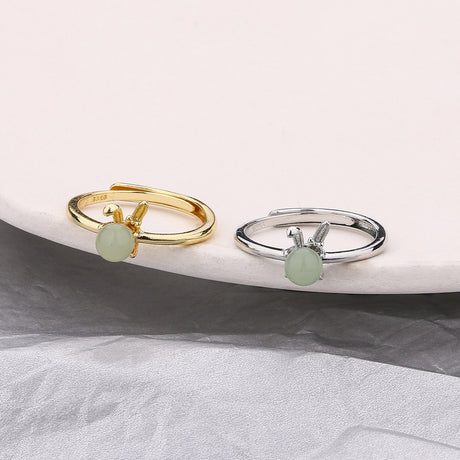 Index Finger Ring weiblich süßes chinesisches Tierkreiszeichen von Kaninchen