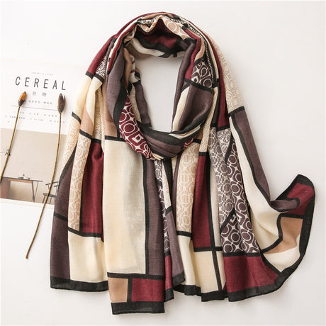 Schal Herbst und Winter warm warm britische Plaid koreanische Style Schal dual-Gebrauch