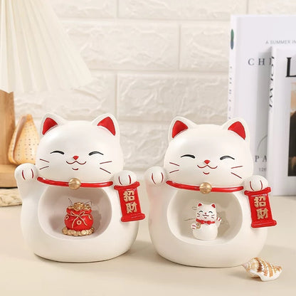 Creative Lucky Cat Desktop Style Living Room Decoration