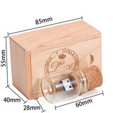 Wooden Wish Drift Bottle USB Disk