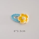 Hand Crocheted Girls' Hairpin Headdress