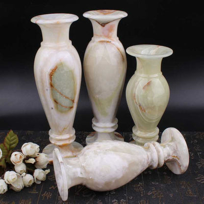 Jade Vase Ancient Chinese Table Top Home Decoration