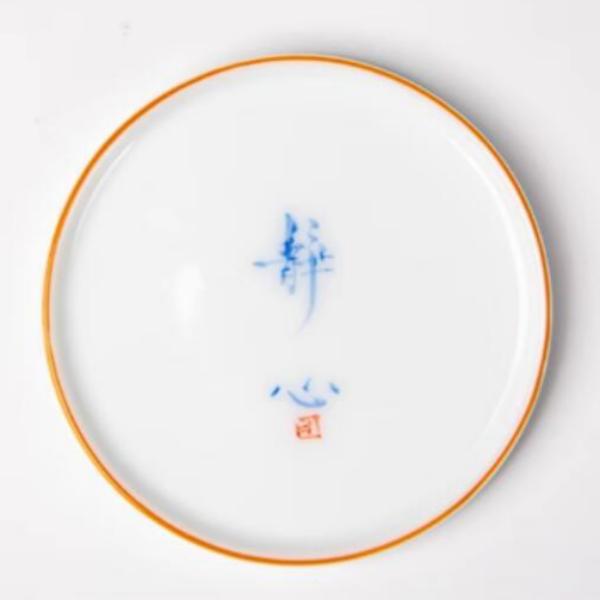 Hand-painted ceramic Chinese style handmade coasters