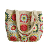 Camellia Series Handmade Women's Woven Bag Shoulder Bag