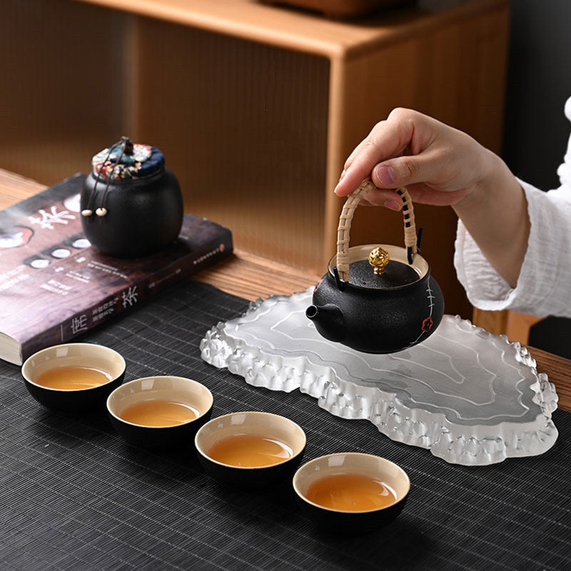 Keramik Kung Fu Tea Set Geschenke Geschenke an Kunden Souvenirs Eröffnung Geschenke