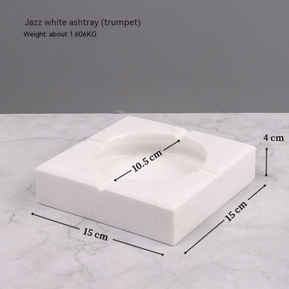 Modern Minimalist Marble Ashtray Creative Personality