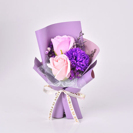 Teacher's Day Carnation Rose Simulation Soap Flower