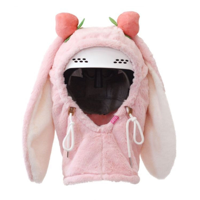Ski Head Cover Face Mask Ski Hat Cover Decorative Ears