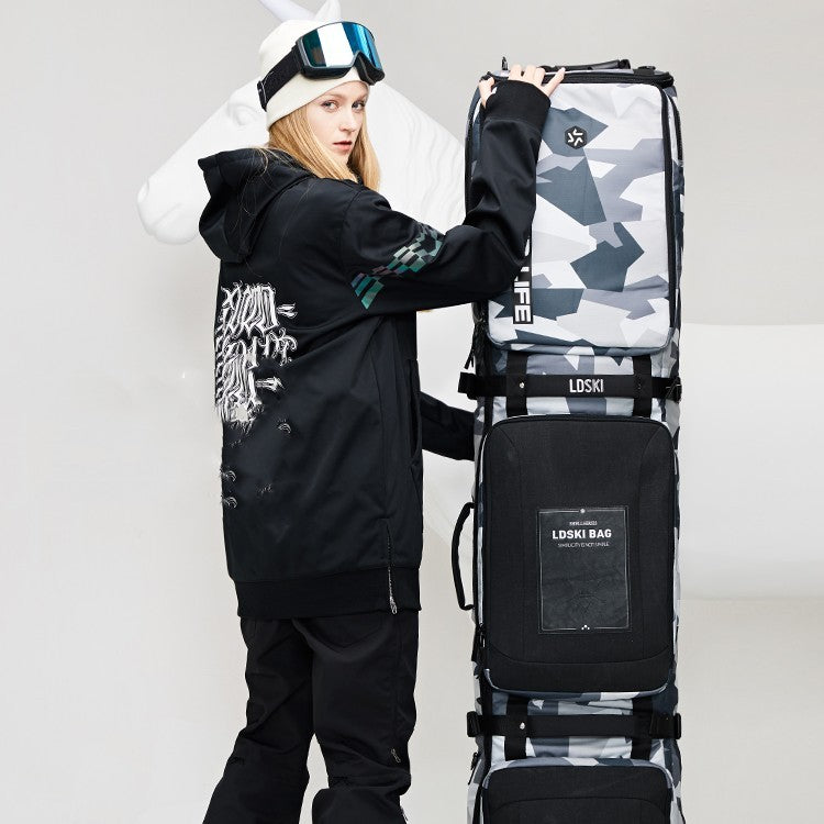 Single and Double Snowboard Large Capacity Snowboard Storage Bag