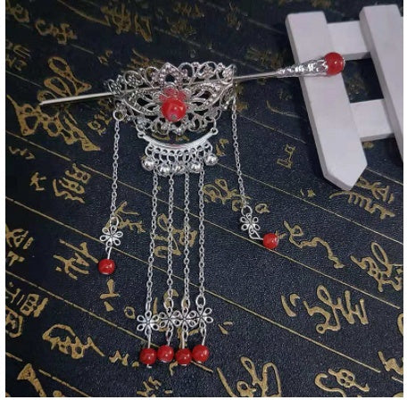 Long Tassel Top Clip Step Shake Ancient Costume Classical Accessories Hairpin