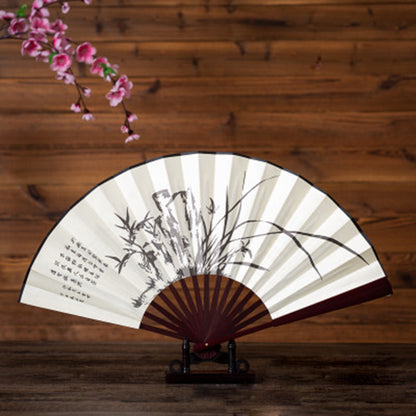 Chinese Style 8-inch Silk Folding Fan