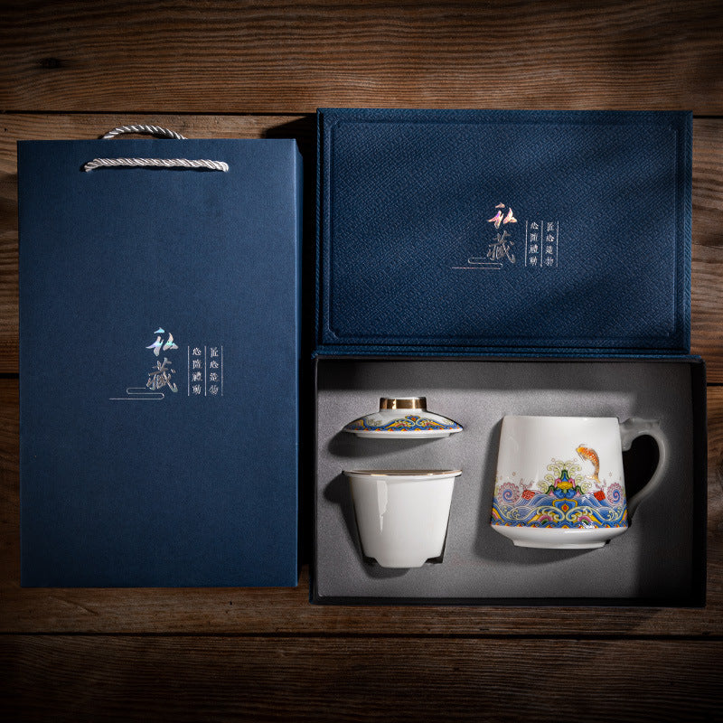 Successful People Business Creative Tea Cup Set Gift Box-1