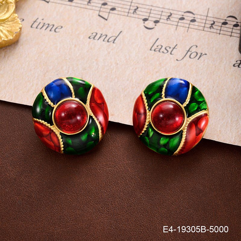 Retro Chinese Style Earrings High Court