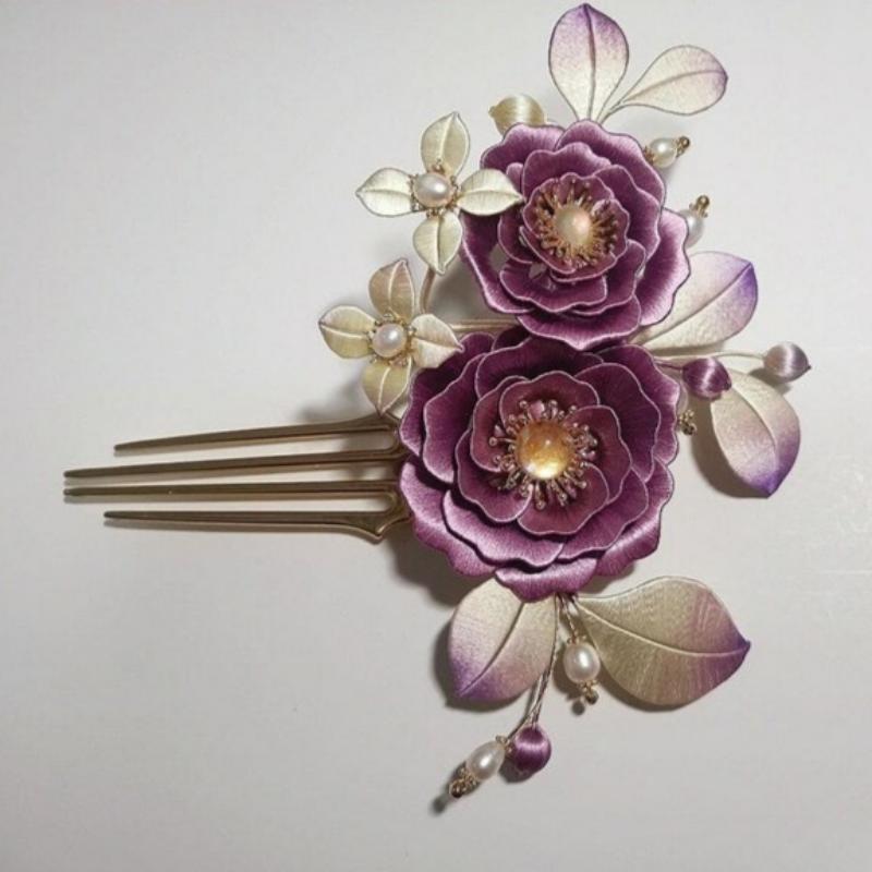 Women's Fashion Simple Peony Flower Styling Hairpin