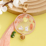 Cute Animal DIY Keychain Handmade Embroidery Material Kit-9