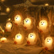 Halloween LED String Lights Skull Pumpkin Battery Operated Decor-video