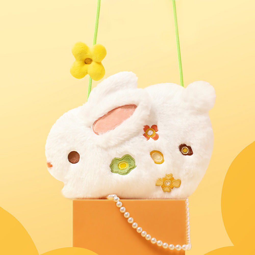 Load video: Treasure Rabbit Plush Small Shoulder Bag-Video