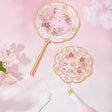 Peach Blossom Shaped Embossed Portable Mirror-Video