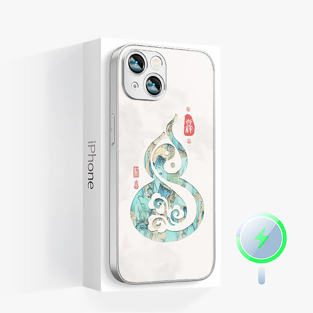 Load video: Good Fortune Gourd iPhone Series Magnetic Phone Case-Video