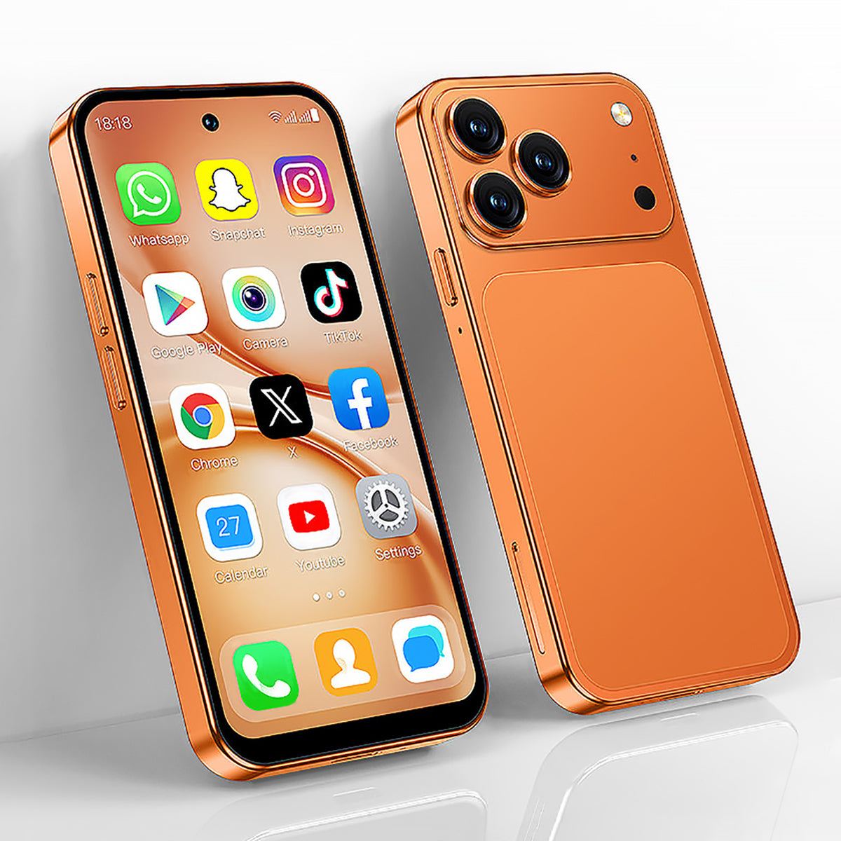 Mini Android Smartphone with 4 Inch Screen Pocket Sized Daily Phone-video