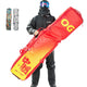 Wheeled Snowboard Bag Large Capacity for Single & Double Boards Travel Gear-video